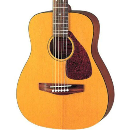 a brown acoustic guitar