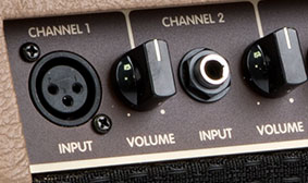 XLR and ¼" Inputs