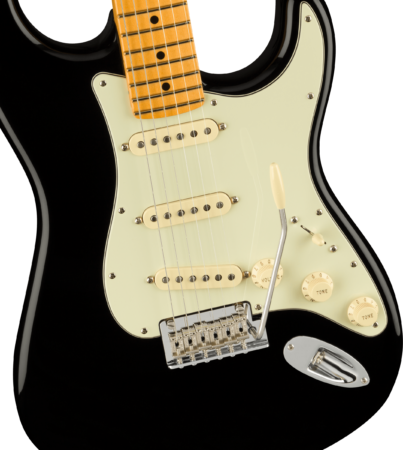 a white electric guitar