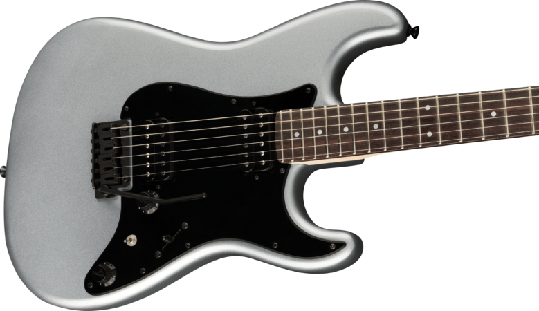 a white electric guitar