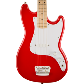 a red electric guitar