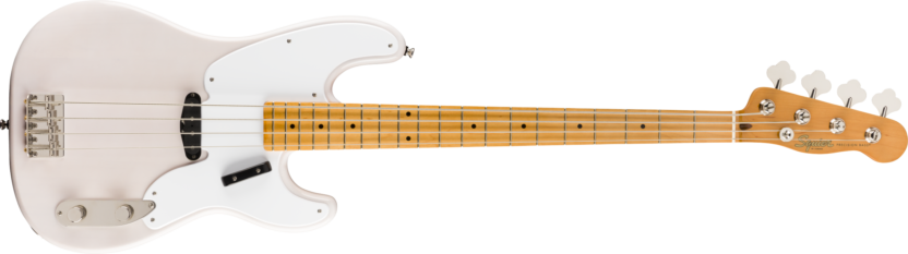 a white electric guitar