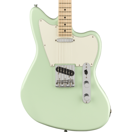 a white electric guitar