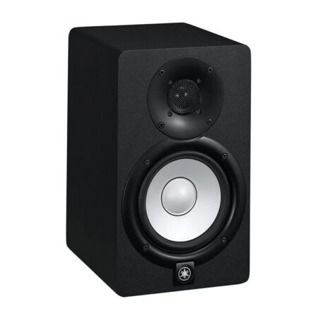 a black rectangular speaker