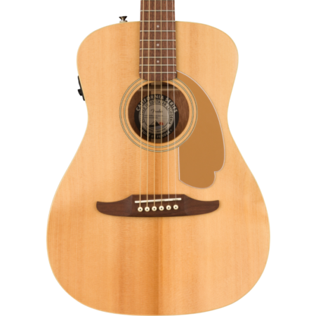 a brown acoustic guitar