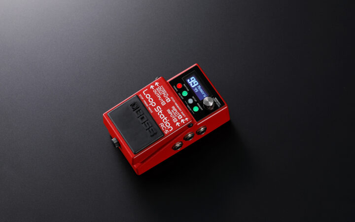 a red and black electronic device